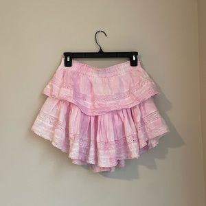 LoveShackFancy ruffle mini skirt